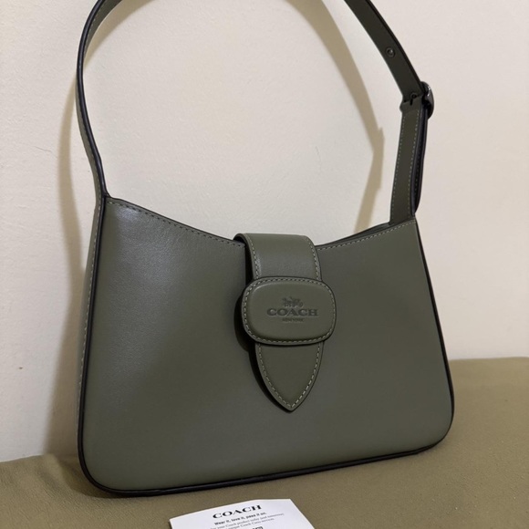 Coach Handbags - Coach Sage Green Shoulder Bag